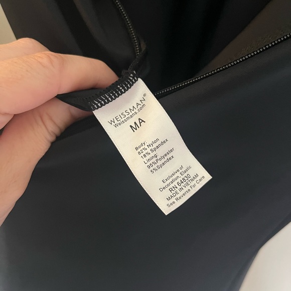 Weissman Longsleeve Mock Neck Leotard - Picture 4 of 5